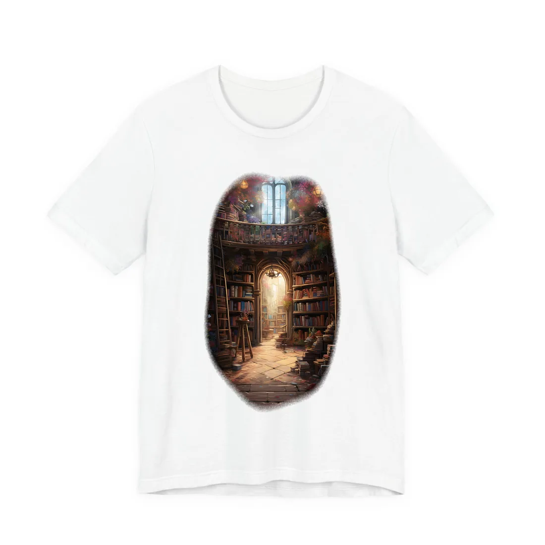 Magical Bookshop: Lost in Cozy Pages - T-Shirt (White)