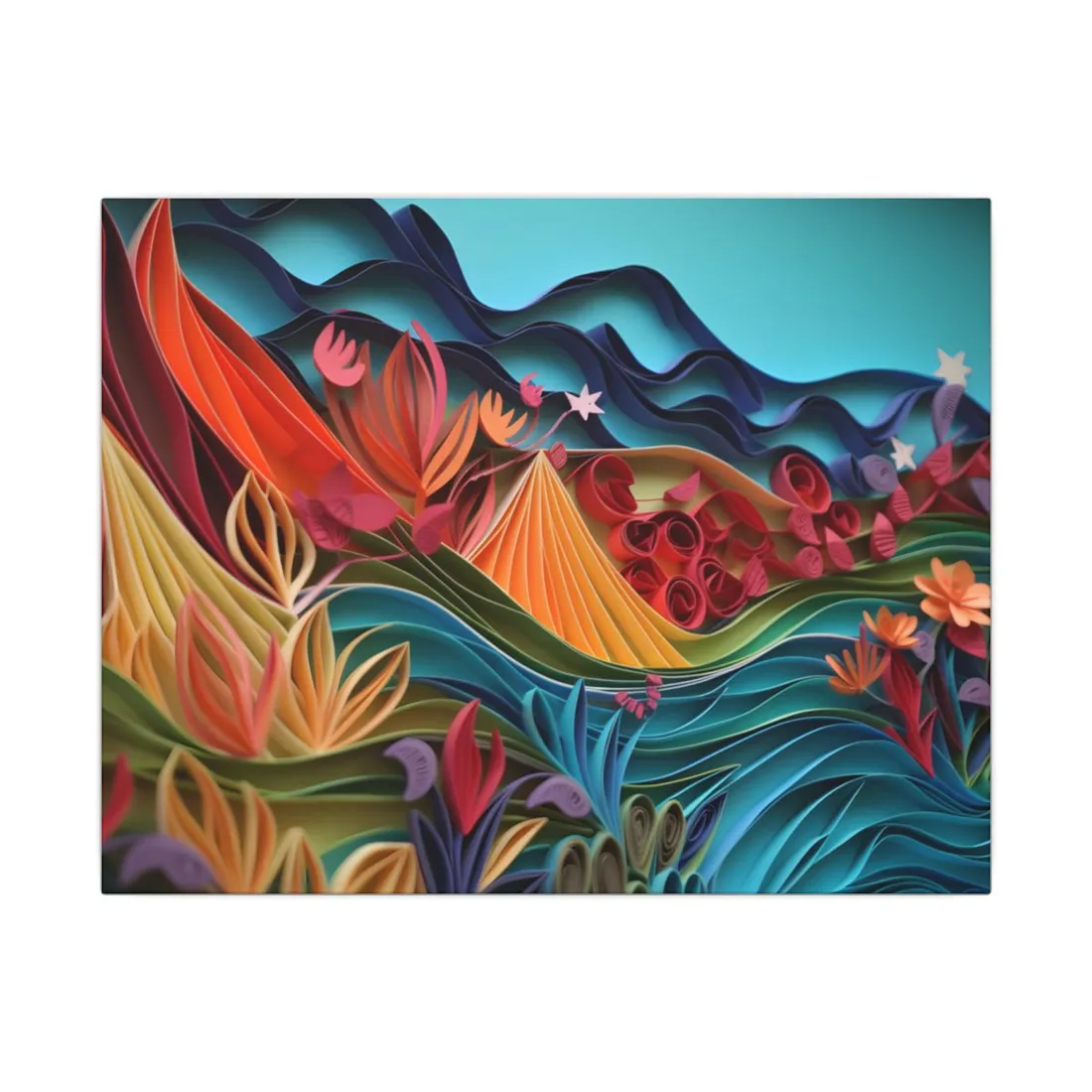 Magical Paper Quilling Art: Intricate Details and Delicate Forms - Canvas