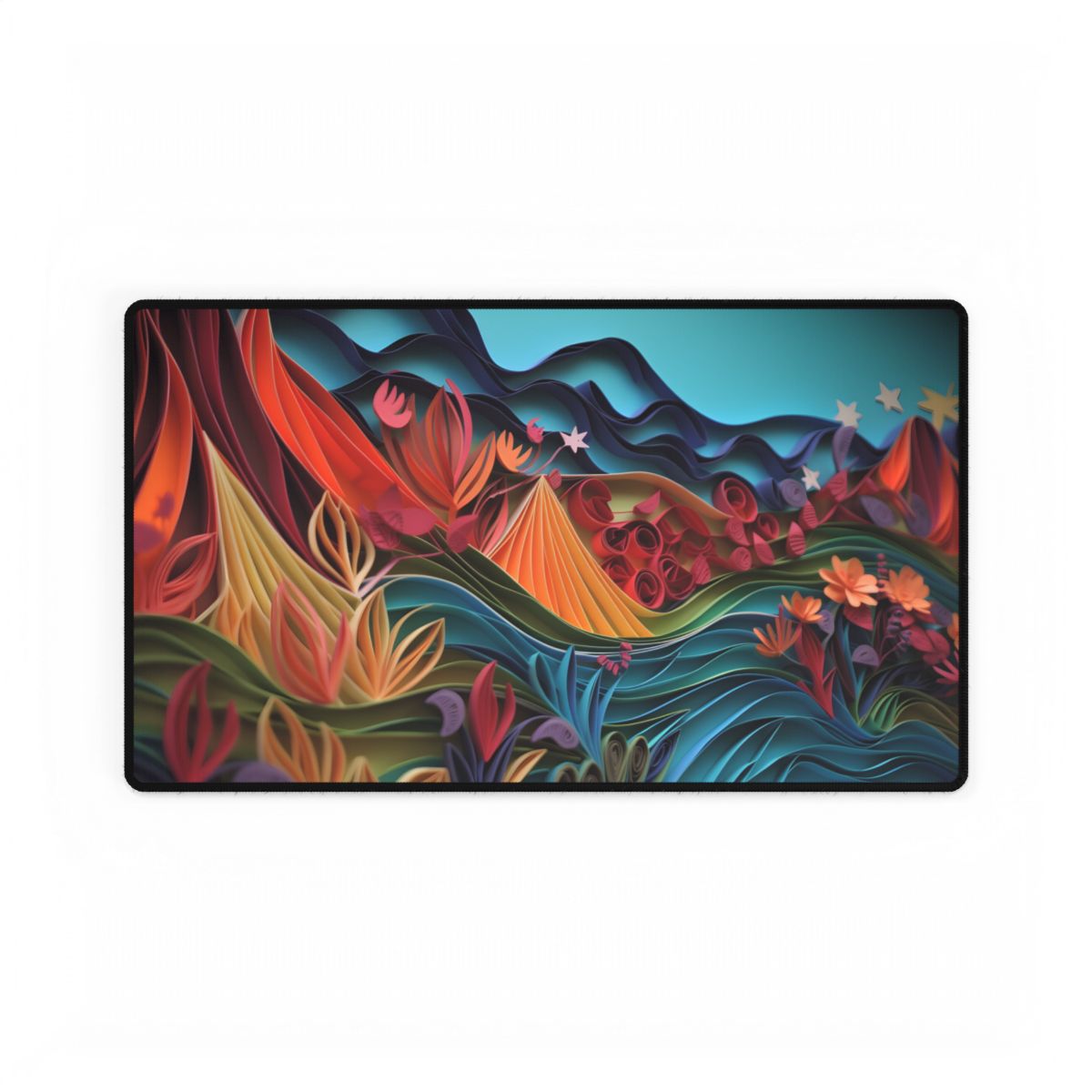 Magical Paper Quilling Art: Intricate Details and Delicate Forms - Desk Mat