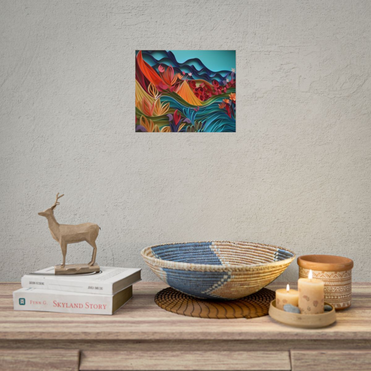 Magical Paper Quilling Art: Intricate Details and Delicate Forms - Poster