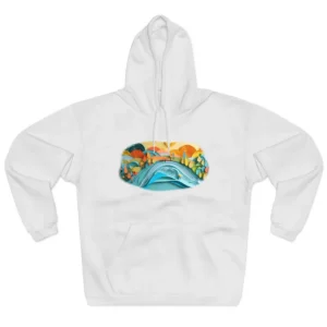 Paper Cut Landscape with Hills Hoodie