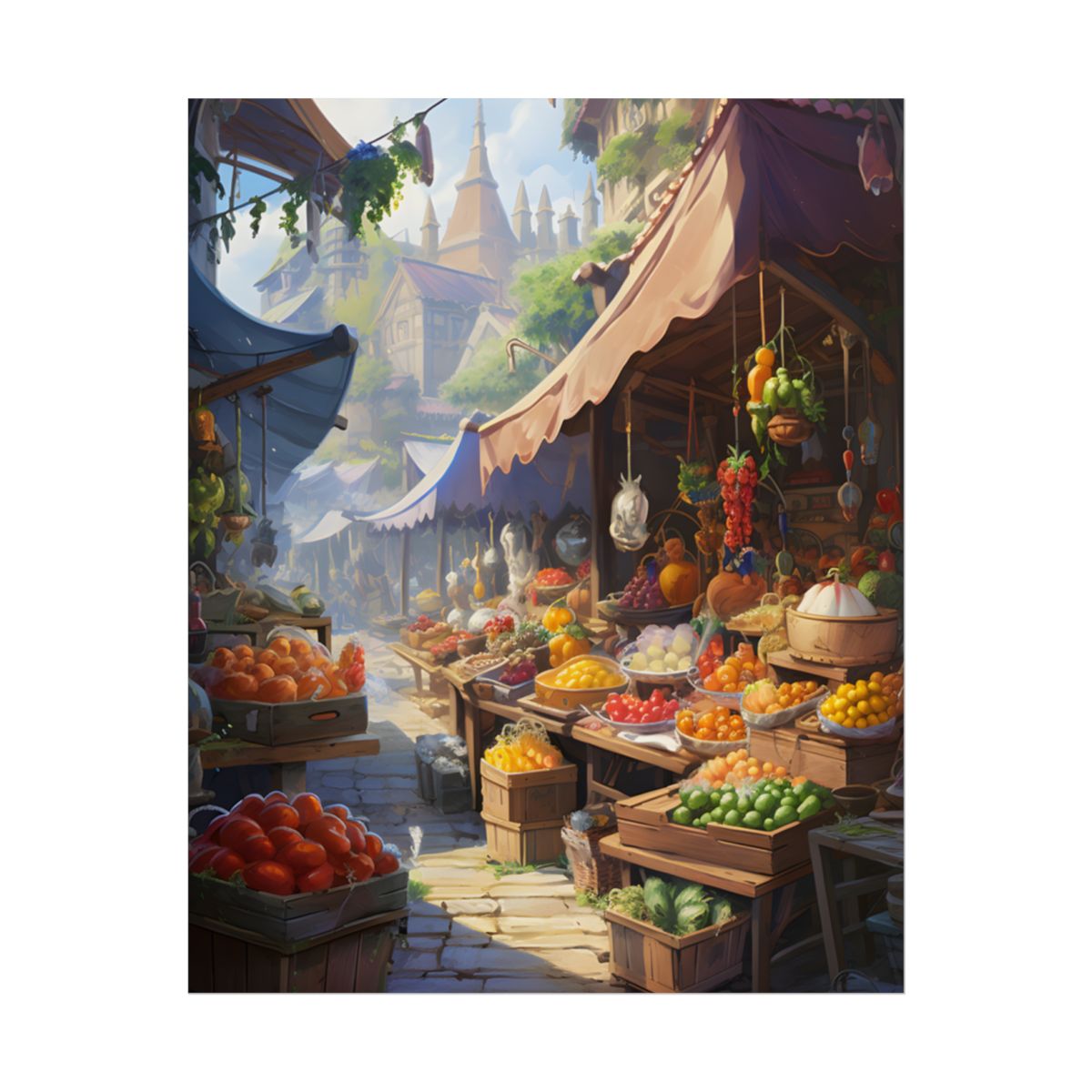 Magical Street Food Market: A World of Wonder - Poster