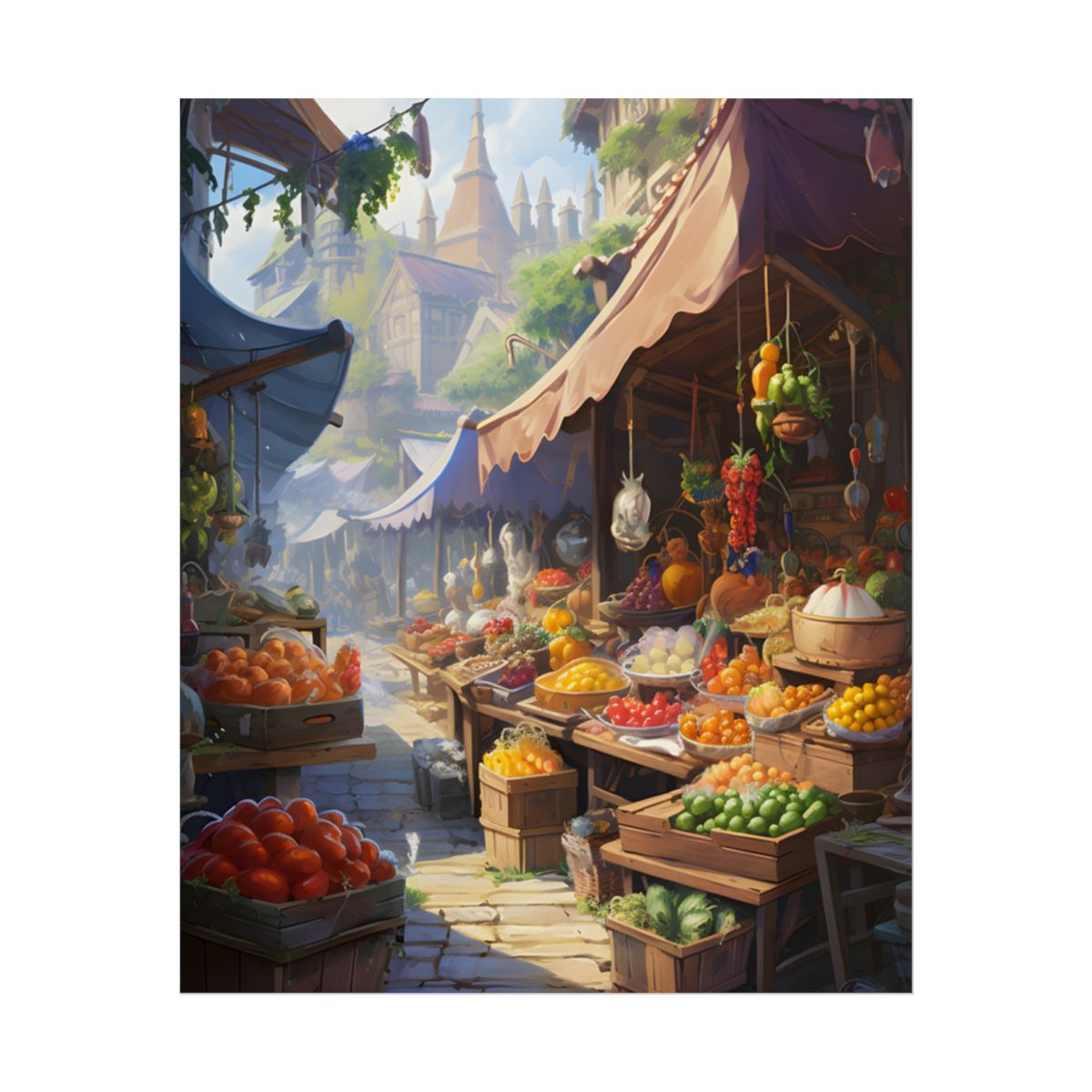 Magical Street Food Market: A World of Wonder - Poster