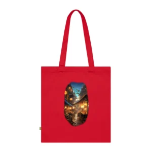 Lantern-Lit Market Street Tote Bag
