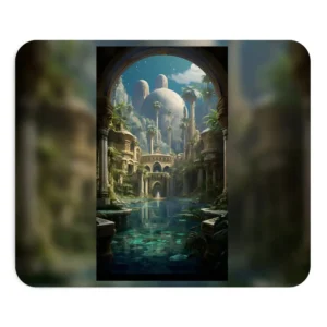 Domed Palace with Palm Trees Mouse Pad