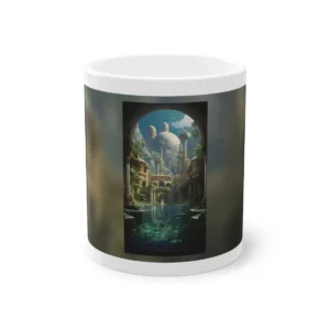 Domed Palace with Palm Trees Mug