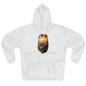 Golden Sunset Mountain Peak Hoodie