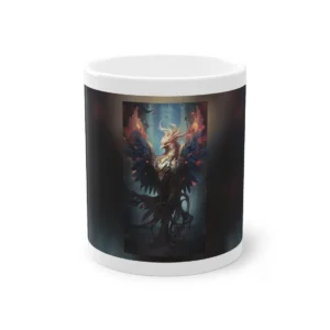 Mythical Bird with Blue Wings Mug
