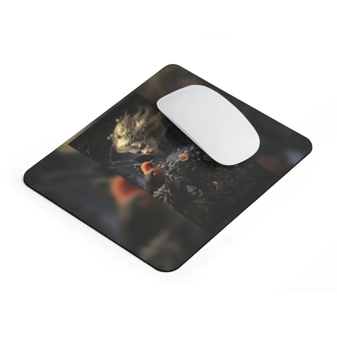 Majestic Songbird: Tranquil Nature - Mouse Pad
