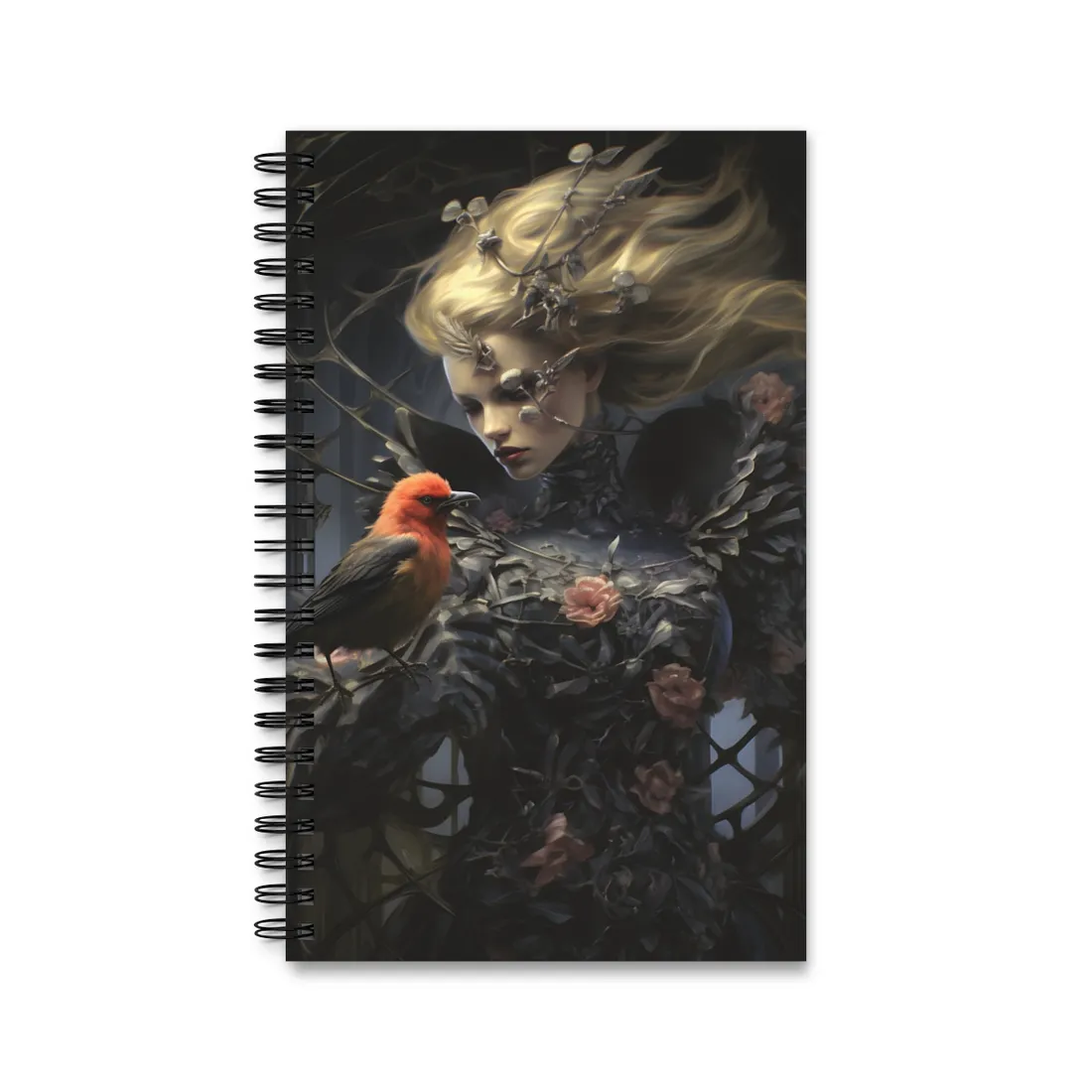 Majestic Songbird: Tranquil Nature - Spiral Notebook