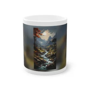 Mountain Stream in Valley Mug
