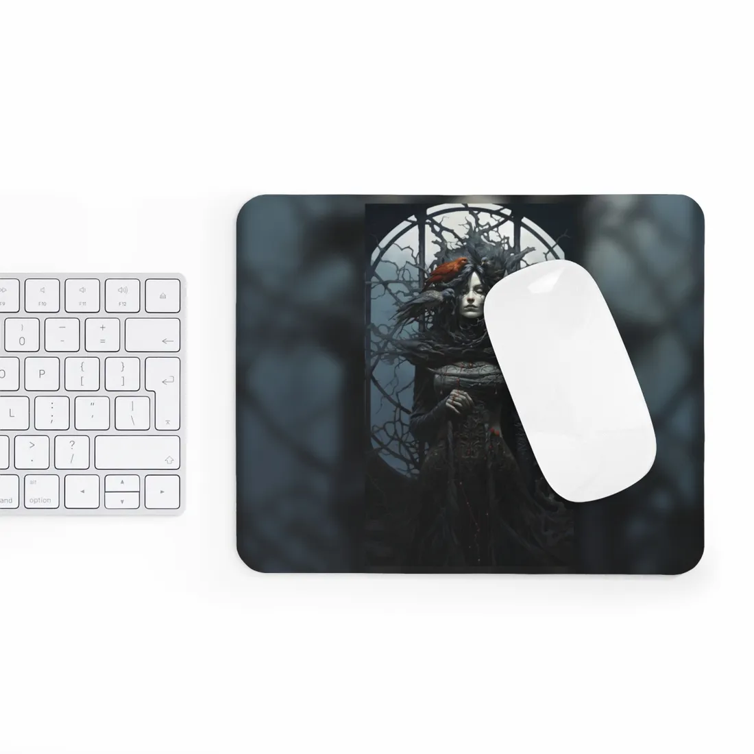 Majestic Wisdom: Owl of Protection in Daylight - Mouse Pad