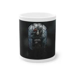 Woman with Crows and Branches Mug