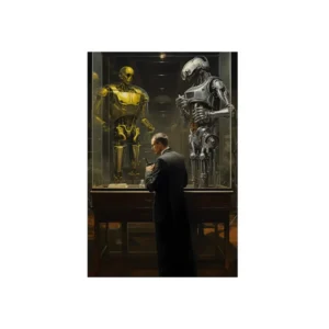 Gilded and Chrome Showcase Metal Poster