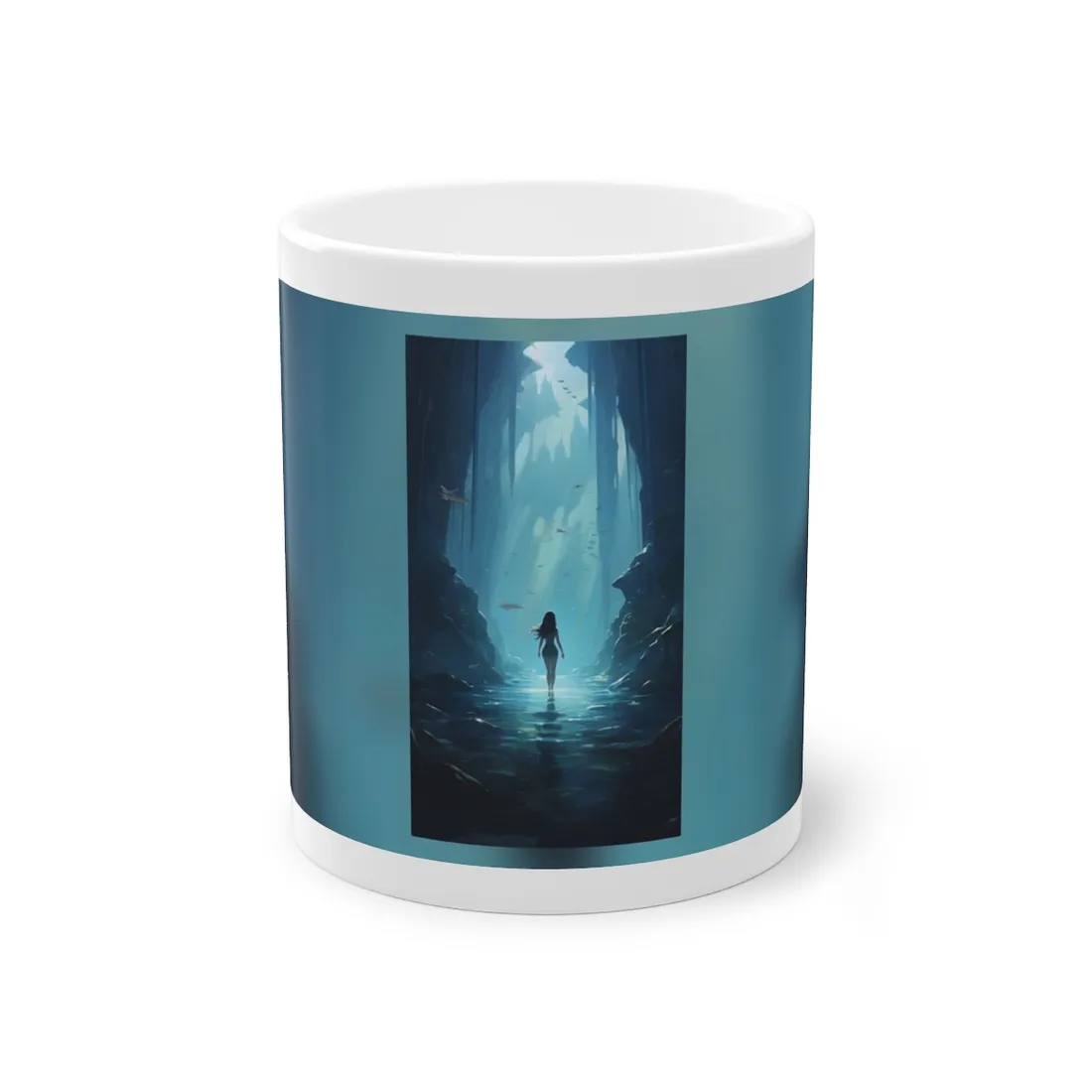 Man with Book: Artistic Study in Focus - Mug