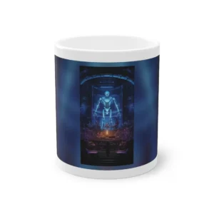 Robot on Stage in Hall Mug