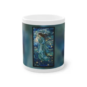 Woman in Blue Night Sky Mug