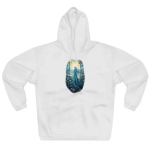 Woman in Stained Glass Window Hoodie