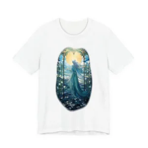 Woman in Stained Glass Window T-Shirt