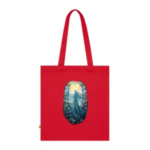 Woman in Stained Glass Window Tote Bag