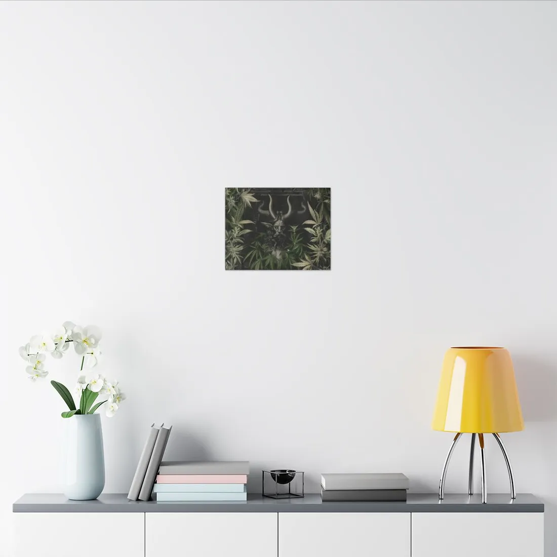 Menacing Victorian Devil: Fiery Brimstone - Canvas