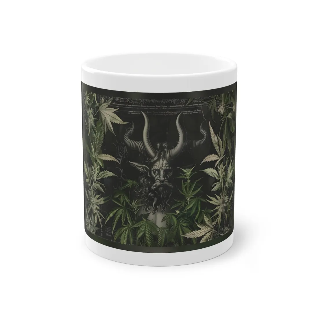Menacing Victorian Devil: Fiery Brimstone - Mug