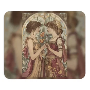 Art Nouveau Companions Mouse Pad