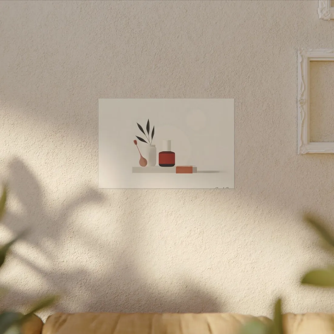 Minimalist Electronic Device: Bold Modern Art - Canvas