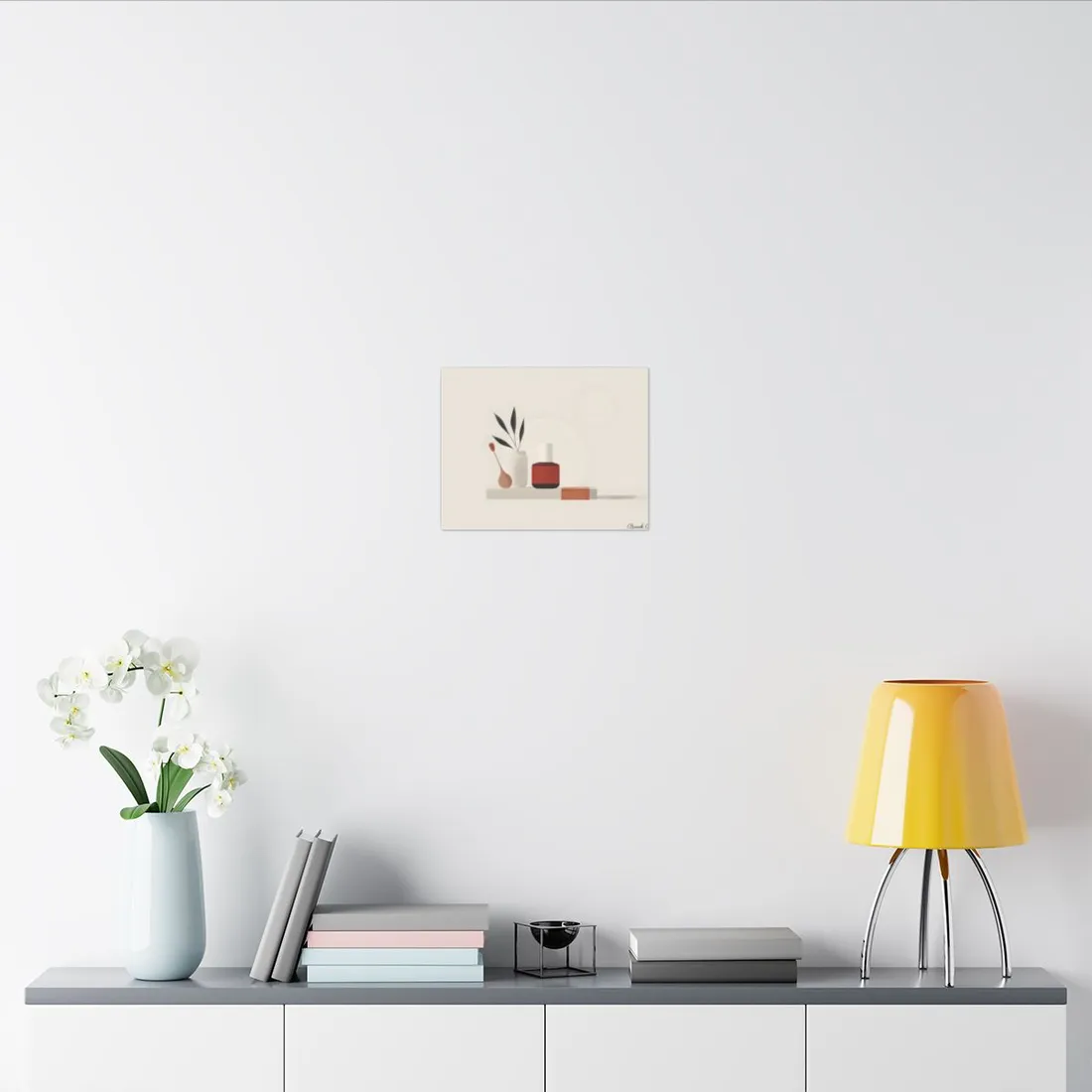Minimalist Electronic Device: Bold Modern Art - Canvas