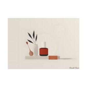 Minimalist Still Life Arrangement Poster