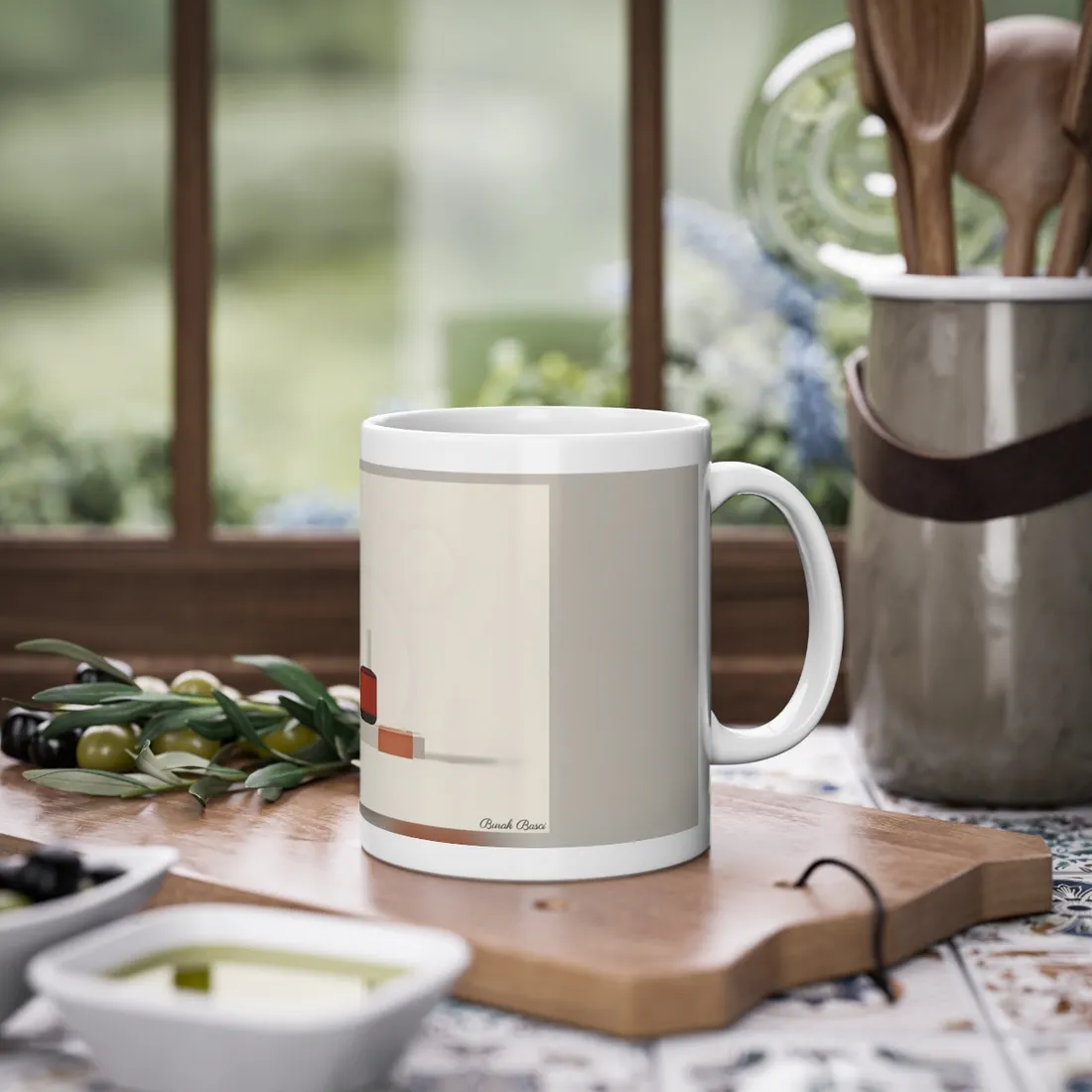 Minimalist Electronic Device: Bold Modern Art - Mug