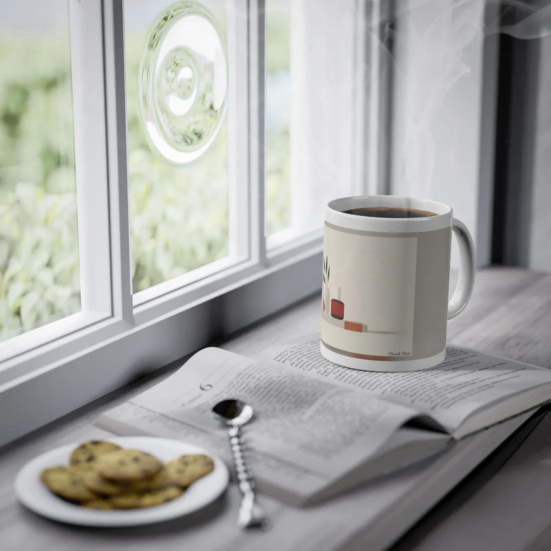 Minimalist Electronic Device: Bold Modern Art - Mug