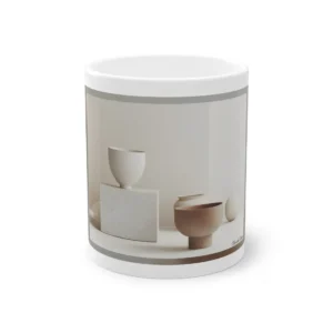 Ceramic Vessels on Stone Block Mug