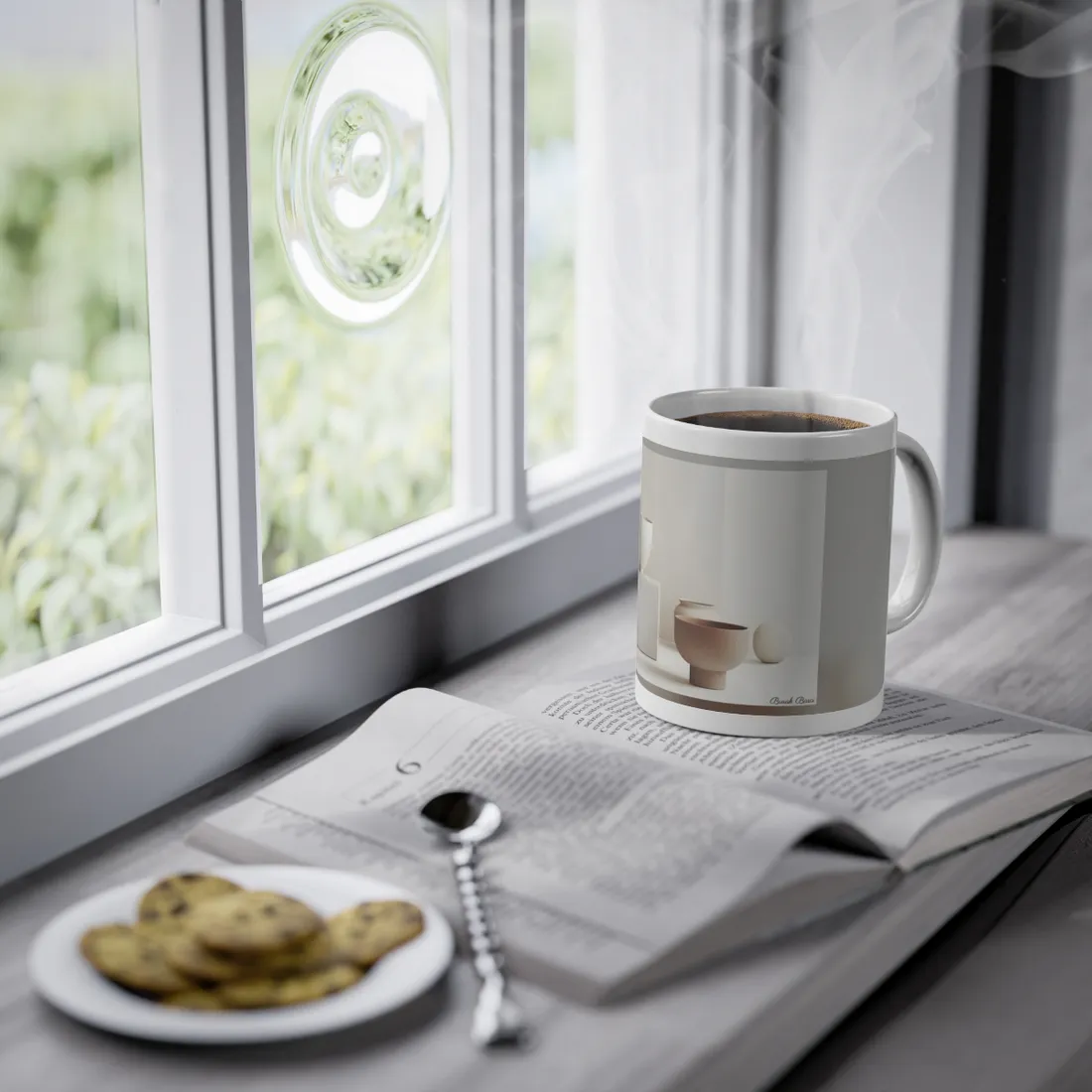 Minimalist Modern Geometry: Artwork Design Product - Mug