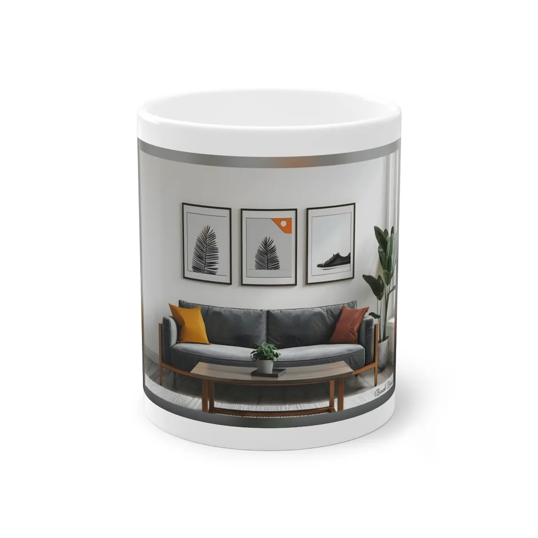 Minimalist Modern Living Room: Simple Furniture Art - Mug