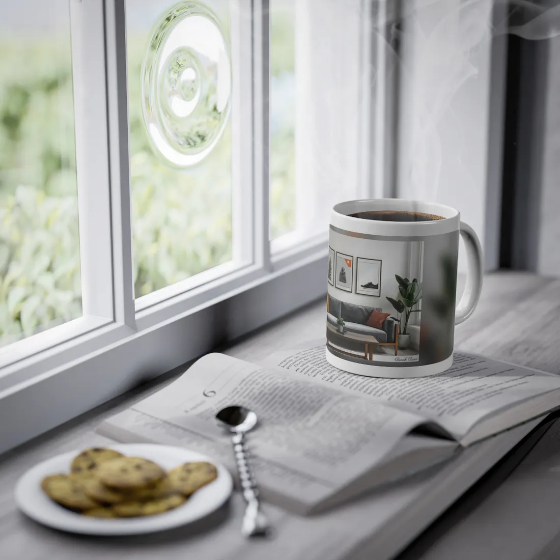 Minimalist Modern Living Room: Simple Furniture Art - Mug