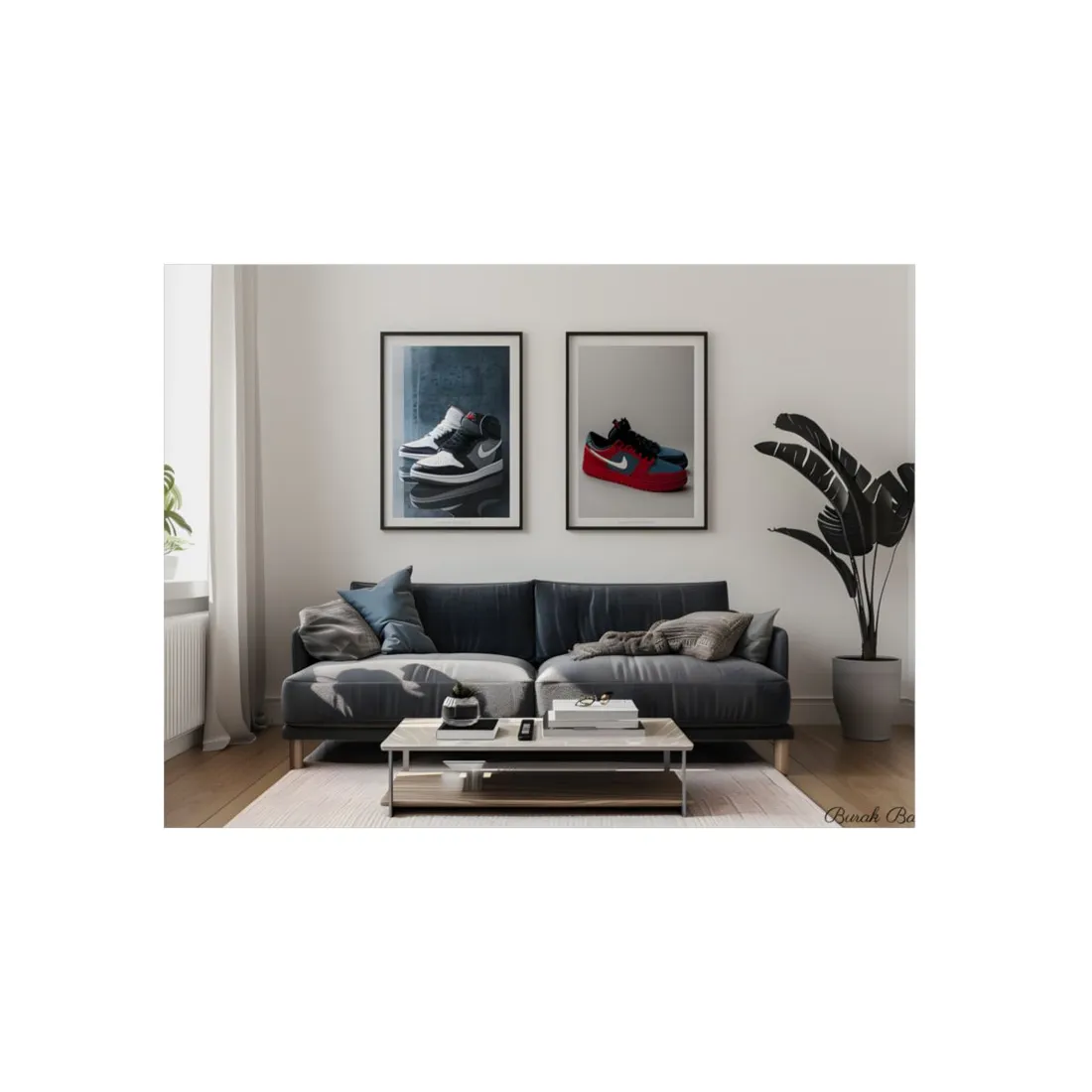 Minimalist Modern Living Room: Simple yet Stylish - Metal Poster