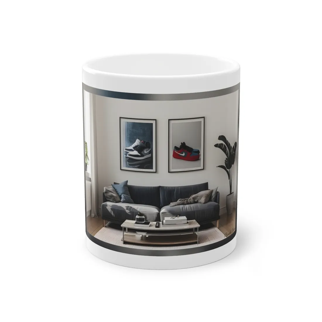 Minimalist Modern Living Room: Simple yet Stylish - Mug