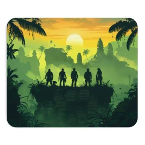 Jungle Ruins at Sunset Mouse Pad