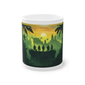 Jungle Ruins at Sunset Mug