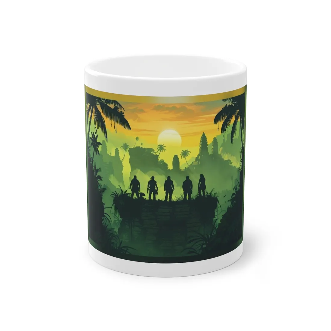 Minimalist Nathan Drake Illustration: Monochromatic Art - Mug