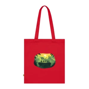 Jungle Ruins at Sunset Tote Bag