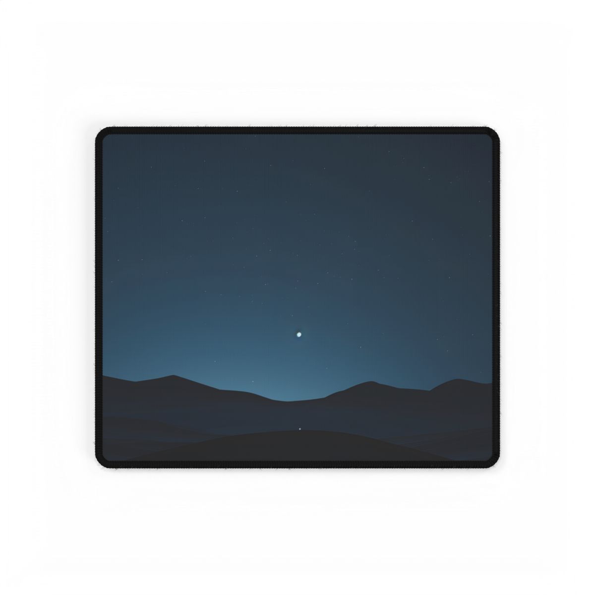 Minimalist Night Sky: Abstract Starry Art - Desk Mat