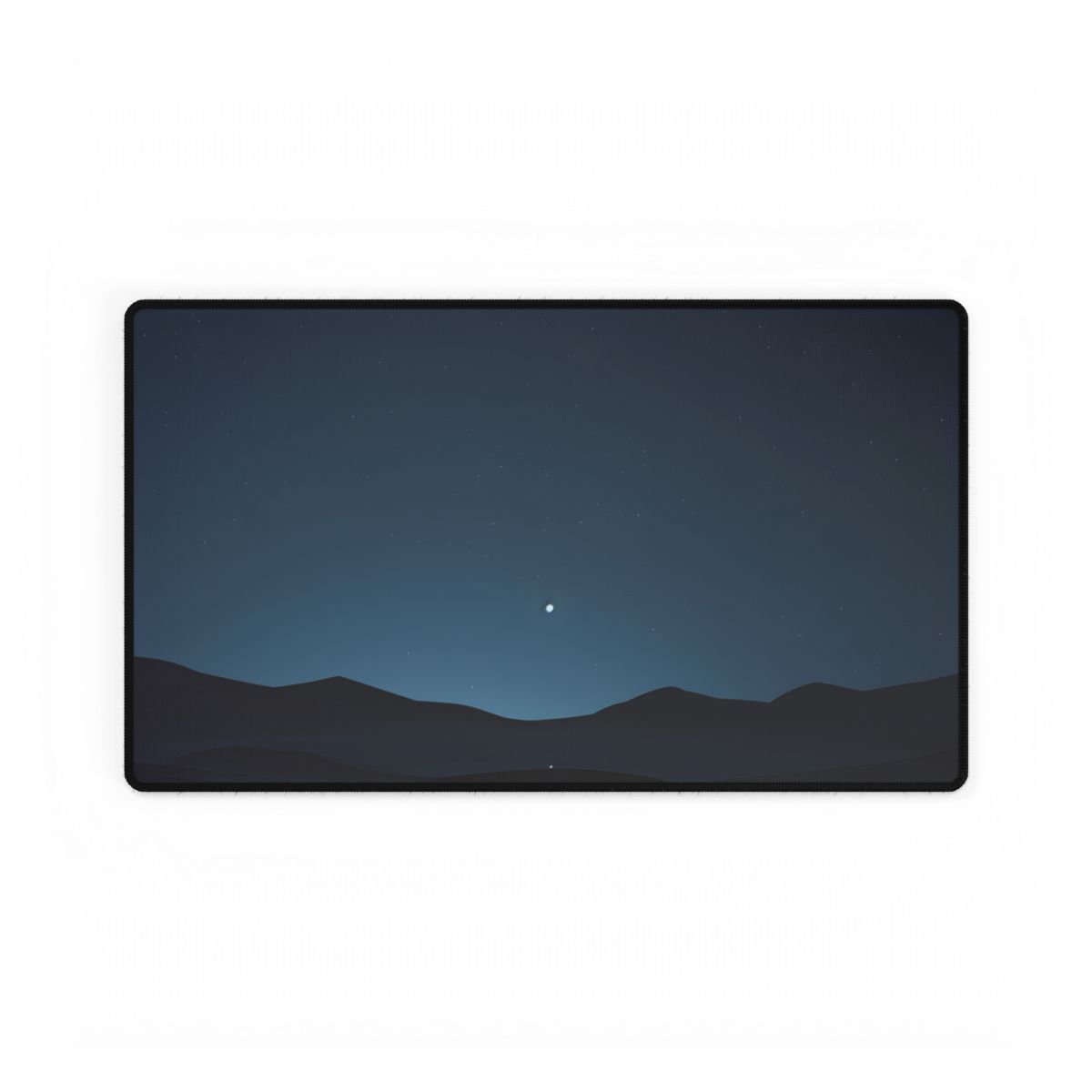 Minimalist Night Sky: Abstract Starry Art - Desk Mat