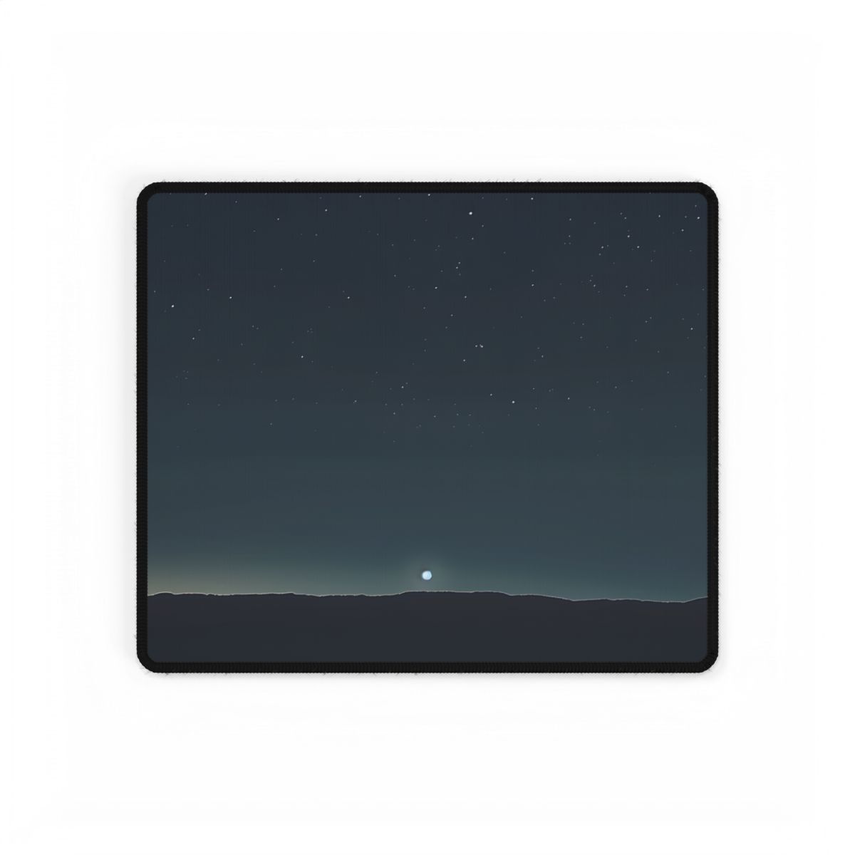 Minimalist Night Sky: Celestial Artwork with Stars and Palette - Desk Mat