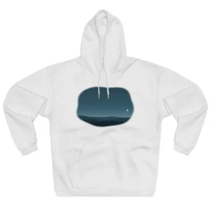 Moonlit Hills at Night Hoodie