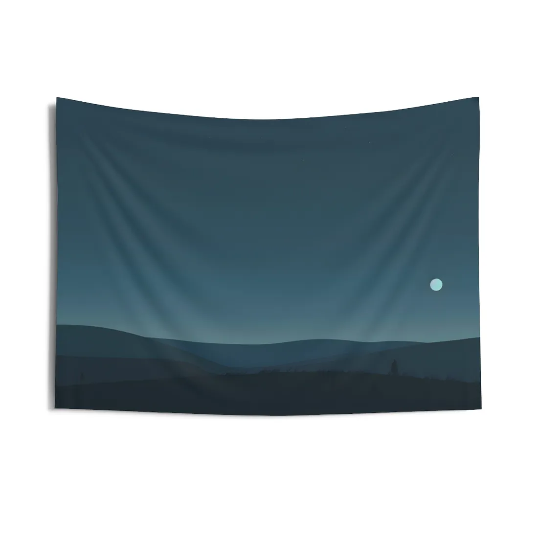 Minimalist Night Sky: Ethereal Stars - Wall Tapestry