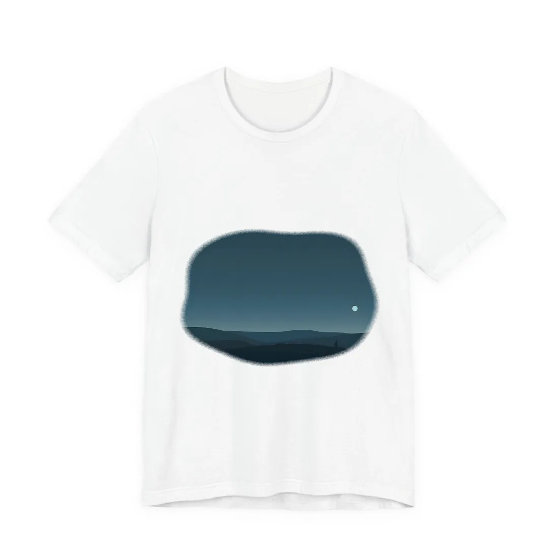 Minimalist Night Sky: Ethereal Stars - T-Shirt (White)