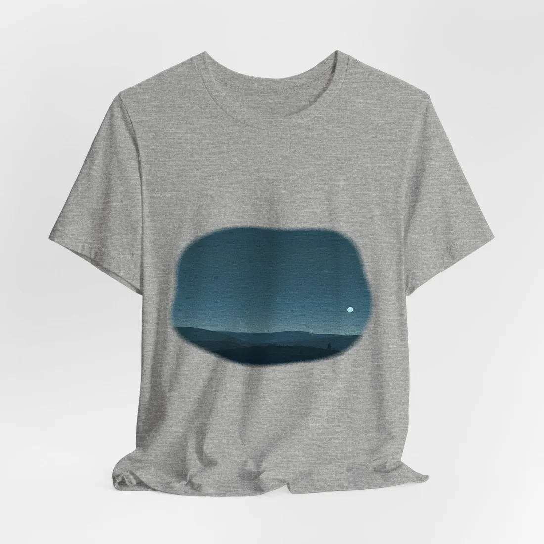 Minimalist Night Sky: Ethereal Stars - T-Shirt (Athletic Heather)