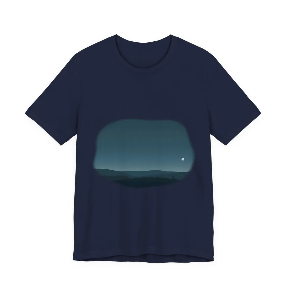Minimalist Night Sky: Ethereal Stars - T-Shirt (Navy)